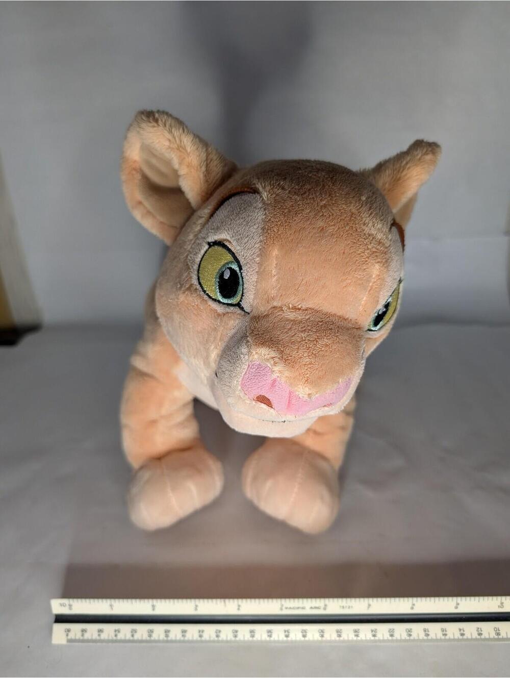 Disney Store Nala The Lion King Tan Medium Plush Stuffed Animal Toy Lion Cub
